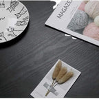Realistic Wood Peel and Stick Wallpaper Black Wood Self Adhesive Decorative Vinyl