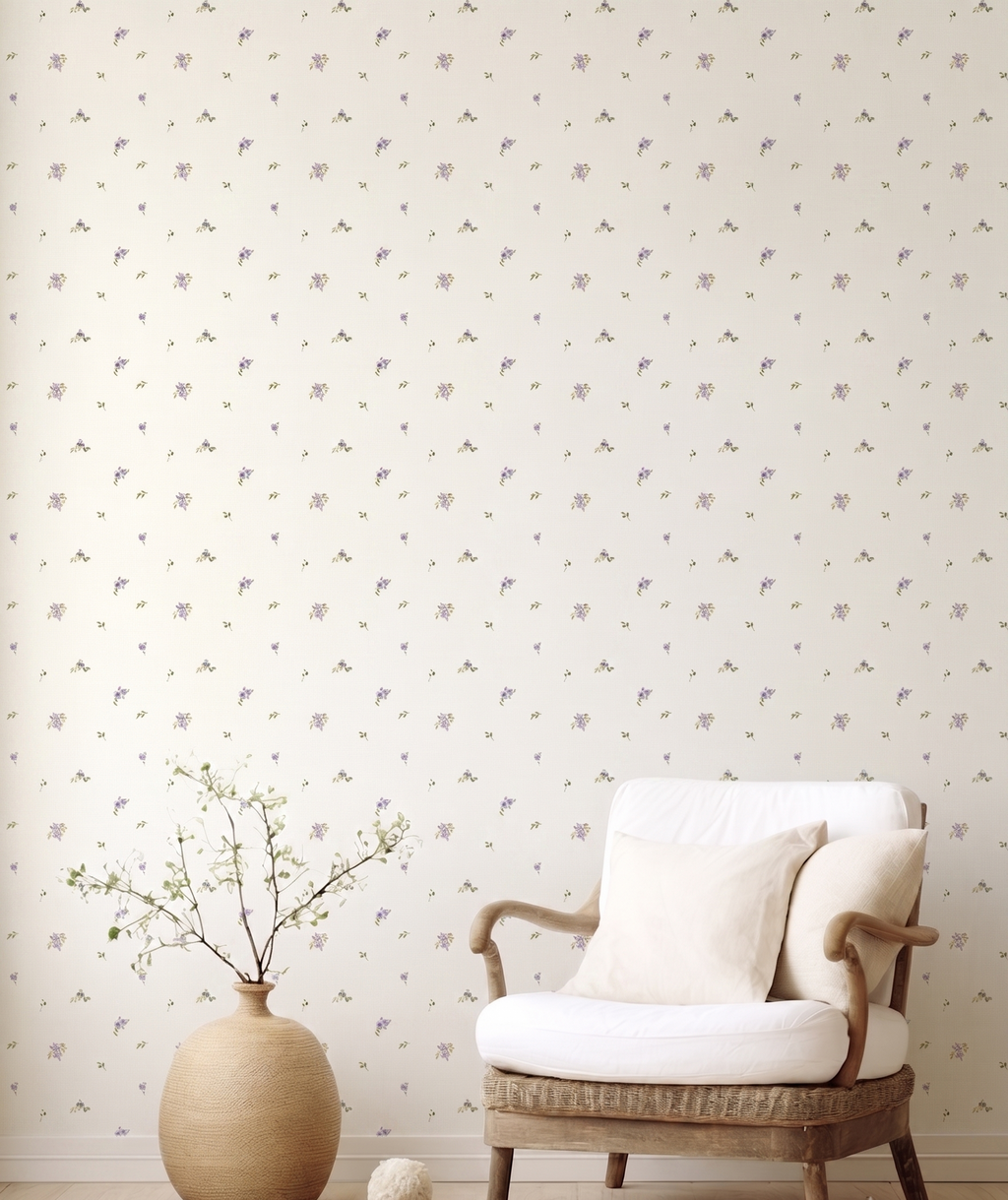 DUKA Rose Wallpaper – Lilac