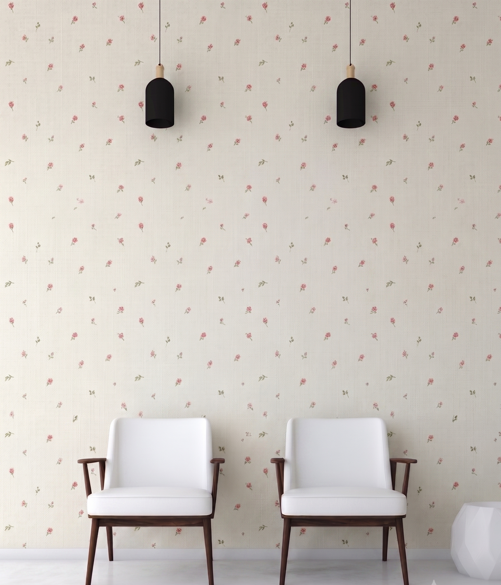 DUKA Rose Wallpaper – Dark Pink