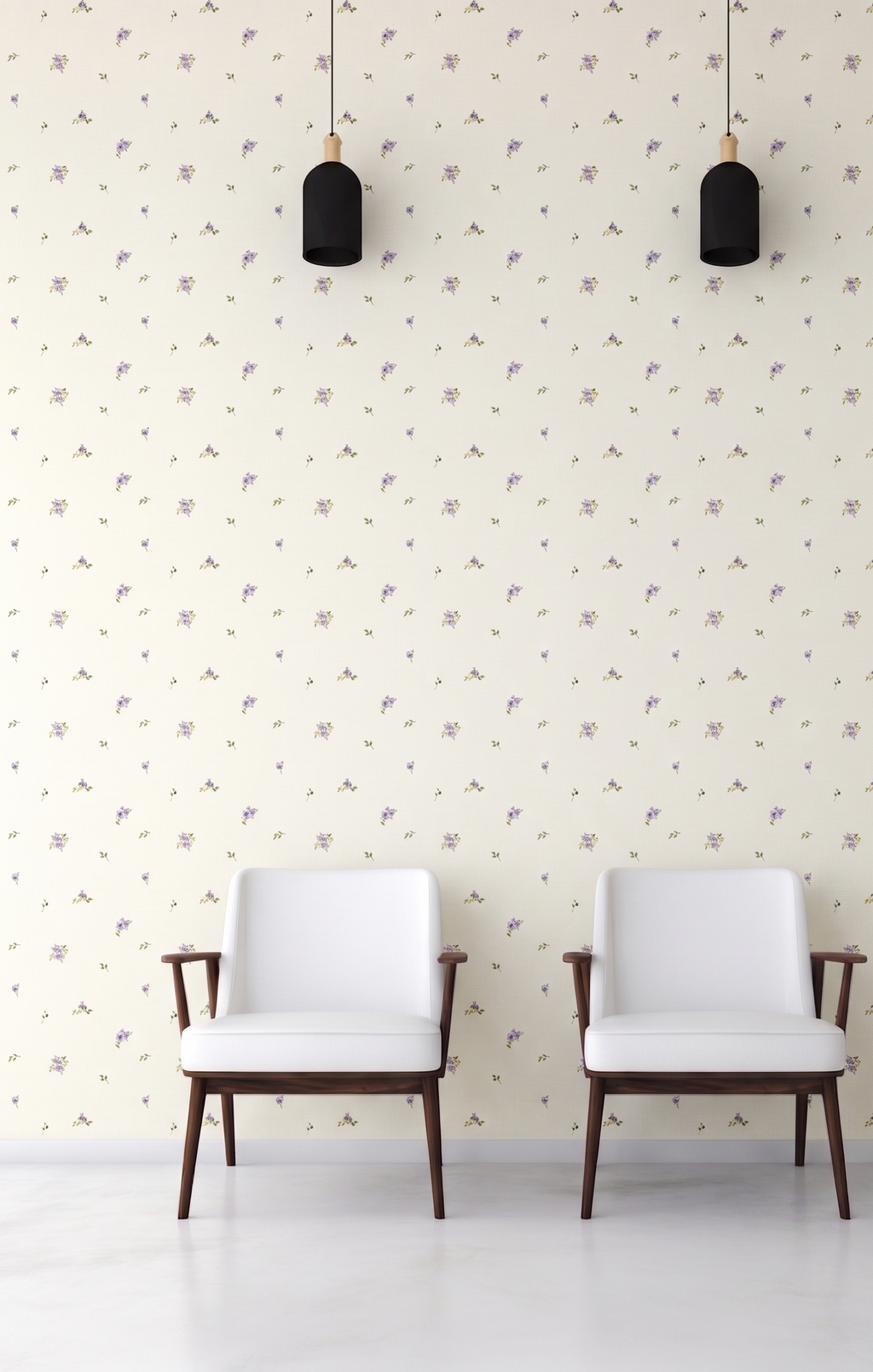 DUKA Rose Wallpaper – Lilac