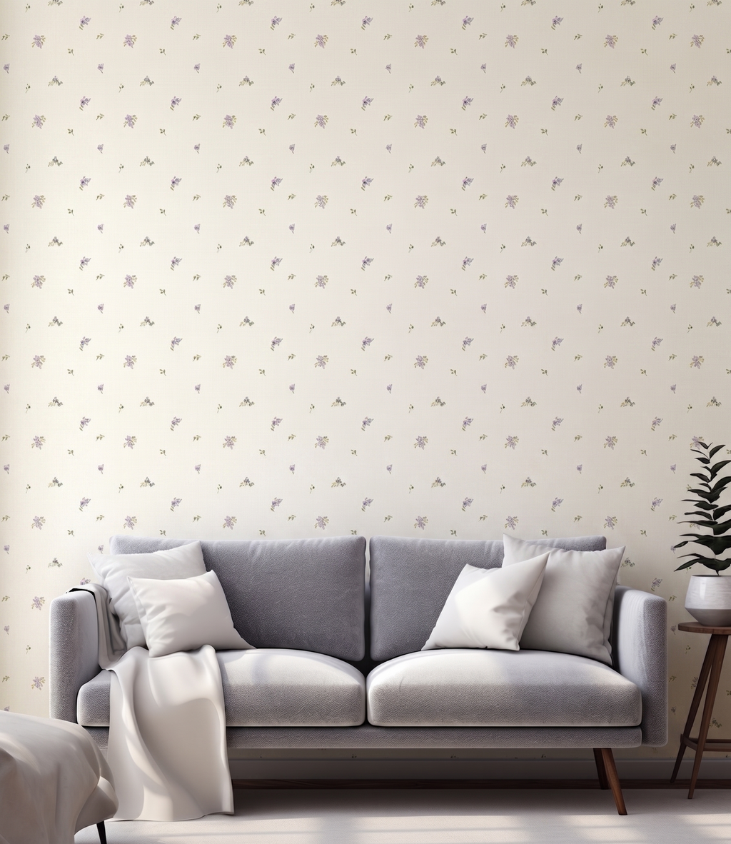 DUKA Rose Wallpaper – Lilac