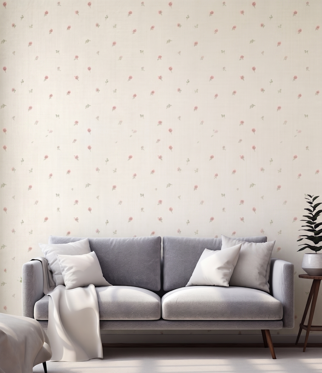 DUKA Rose Wallpaper – Dark Pink