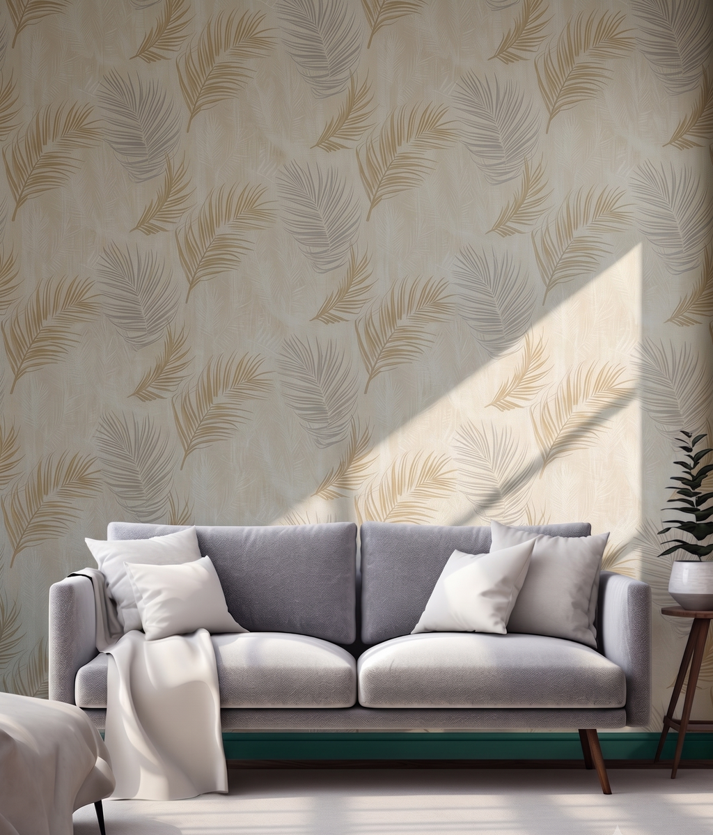 DUKA Tropical Wallpaper – Gold