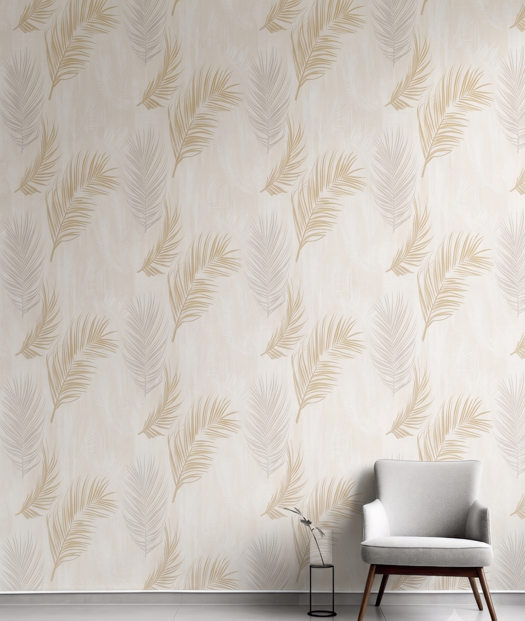 DUKA Tropical Wallpaper – Gold