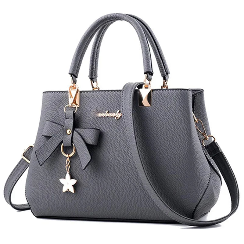 New Elegant Shoulder Bag for Women Luxury Designer Handbags Female Bags Plum Bowknot Sweet Messenger Crossbody Bag