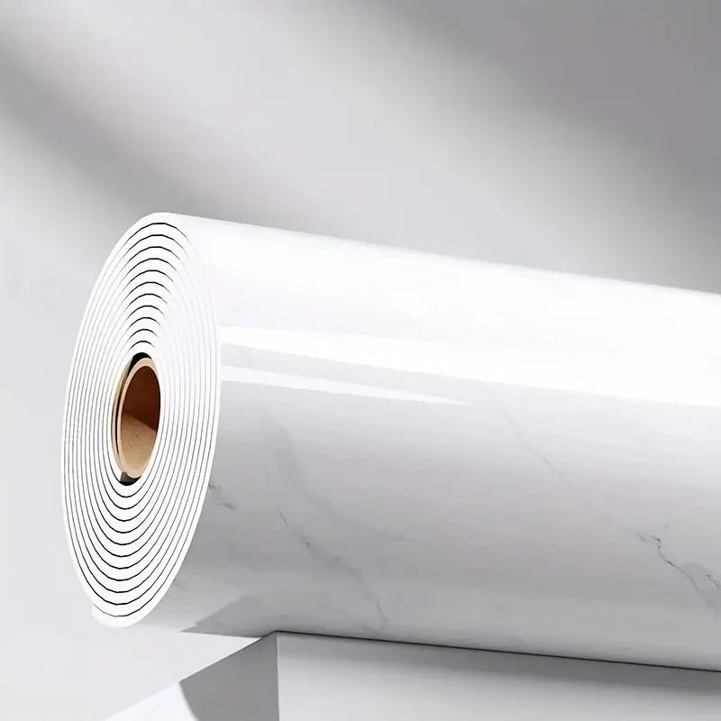 Self-Stick Modern Marble Tile Sticker Roll, Thick Large Size, Peel and Stick, Removable Adhesive, Kitchen Splash Guard, Bathroom, Marble Backsplash Wallpaper, Peel and Stick Wallpaper Designs