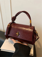Small Satchel Bag, Casual Flip Cover Clutch for Shopping & Commuting, Crossbody Shoulder Bag, Classic Flap Shoulder, Fashion Bags