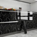 Glossy Marble Pattern Self-Adhesive Sticker , Peel and Stick Wallpaper , Scratch Resistant, Easy Installation and Cleaning, Kitchen Cabinet Desk Window Sill Wall, Peel and Stick Wallpaper Designs#Top PICKS