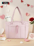 〖Valentines Day〗Insulated Tote Bag with Cup Holder & Laptop Compartment, Everyday Tote, Travel Work Care Bag for Women, All Seasons Casual Style Tote Purses