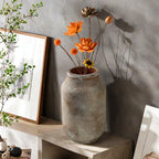 Vintage Creative Ceramic Flower Pot Decorative Vase, Home House Living Room Dining Table Desktop Decoration Ornament, Floral Arrangement Holder, Vintage Vases