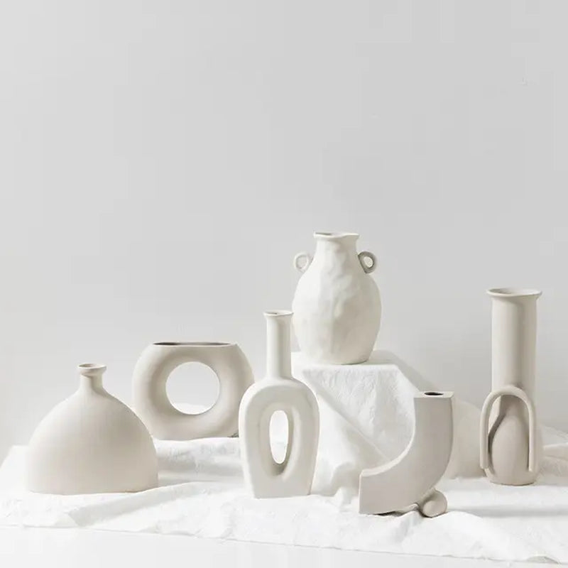 Nordic Ceramic Vase for Home Decor and Ornaments