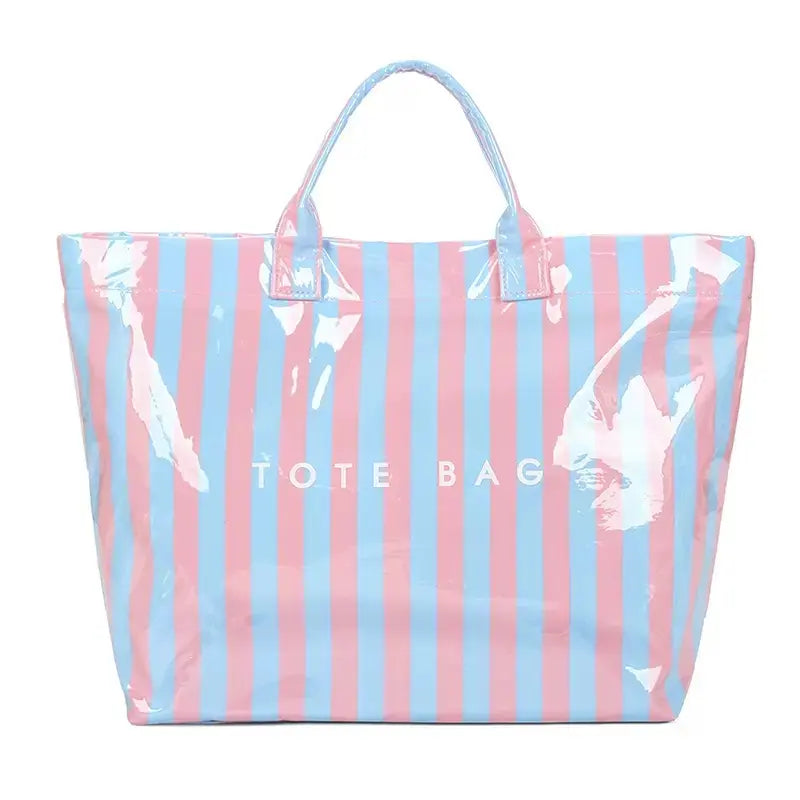 New Large Capacity Striped Handbag, Simple and Fashionable Color Block Handbag, Daily Commuting Shopping Bag, Retro and Fashionable Style Women'S Tote Bag, Fashionable Letter Design Large Homeless Bag