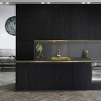 Realistic Wood Peel and Stick Wallpaper Black Wood Self Adhesive Decorative Vinyl