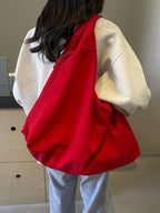 2026 Valentine'S Day Gift, Fashionable Plain Casual Crossbody Shoulder Handbag, Large Capacity, Multiple Pockets, Ideal for Work, School, Travel
