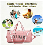 Sparkle Sequin Travel Bag for Women, 18" Waterproof Gym Tote, Stylish Carry-On for All Occasions