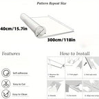 Self-Stick Modern Marble Tile Sticker Roll, Thick Large Size, Peel and Stick, Removable Adhesive, Kitchen Splash Guard, Bathroom, Marble Backsplash Wallpaper, Peel and Stick Wallpaper Designs