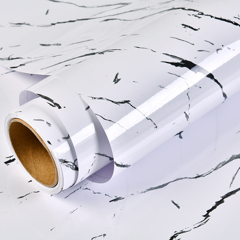 Self-Adhesive Marble Wallpaper for Home Renovation