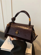 Small Satchel Bag, Casual Flip Cover Clutch for Shopping & Commuting, Crossbody Shoulder Bag, Classic Flap Shoulder, Fashion Bags