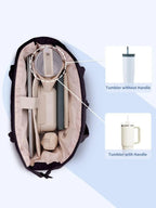 〖Valentines Day〗Insulated Tote Bag with Cup Holder & Laptop Compartment, Everyday Tote, Travel Work Care Bag for Women, All Seasons Casual Style Tote Purses