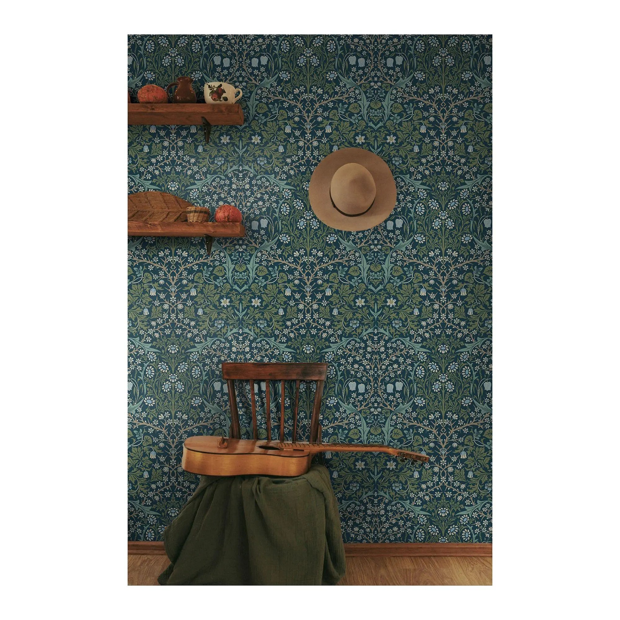 Nextwall Victorian Garden Vintage Peel and Stick Wallpaper