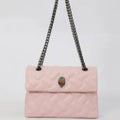 Quilted Chain Shoulder Bag Fashion Crossbody Purse Elegant Flap Handbag Luxury Designer Style Bag