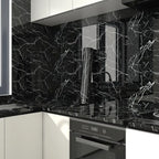 Glossy Marble Pattern Self-Adhesive Sticker , Peel and Stick Wallpaper , Scratch Resistant, Easy Installation and Cleaning, Kitchen Cabinet Desk Window Sill Wall, Peel and Stick Wallpaper Designs#Top PICKS