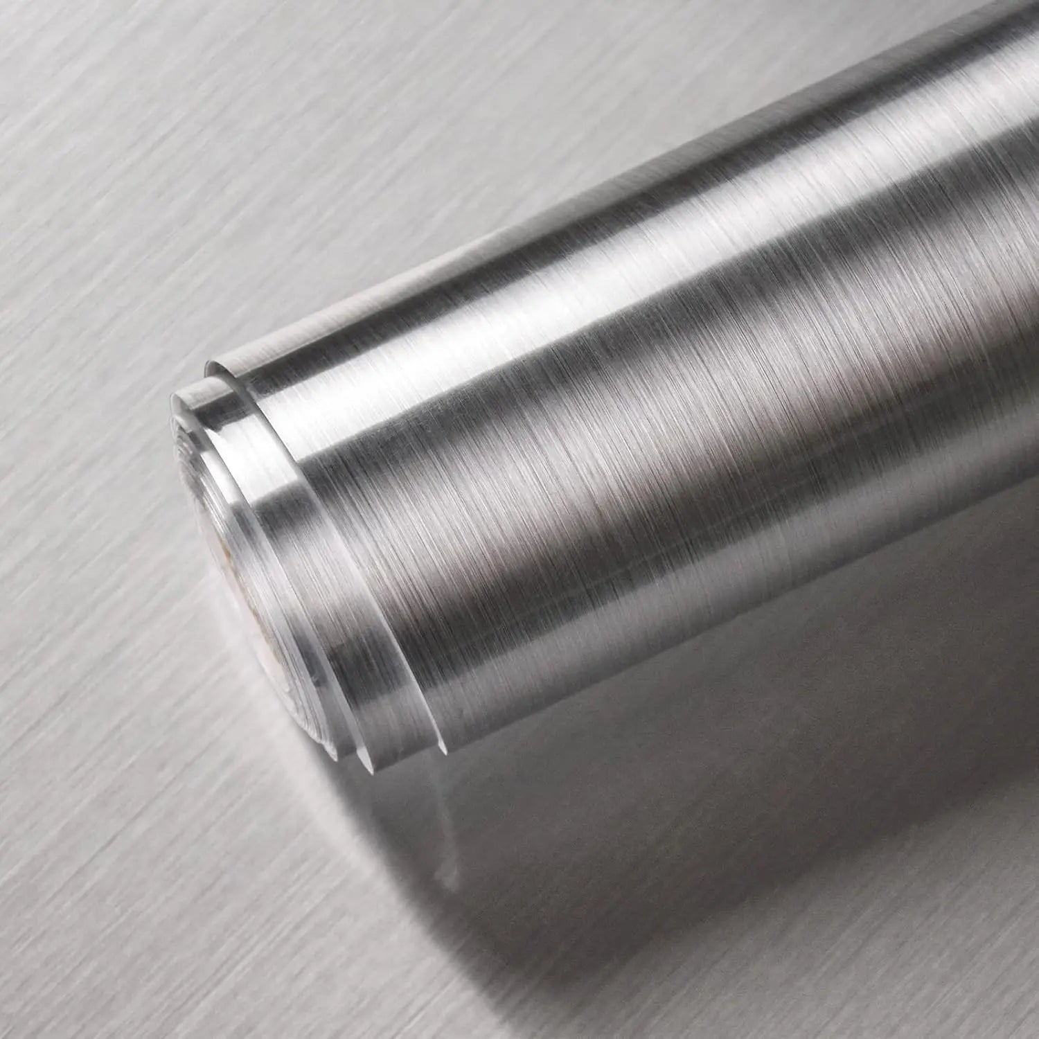 Silver Metallic Contact Paper Peel and Stick Countertop Kitchen Self Adhesive Waterproof