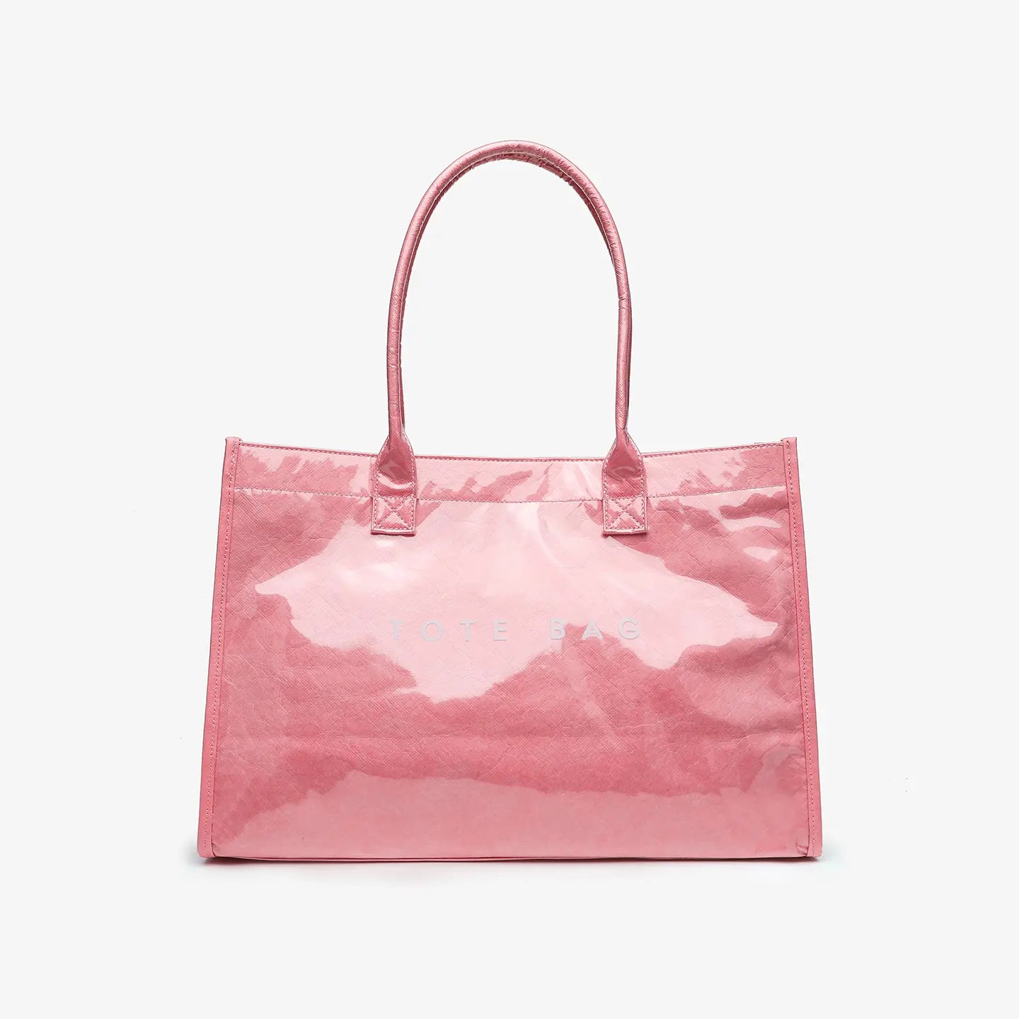 Leopard Print Jelly Tote Bag, Large Capacity Waterproof PVC Handbag – Solid Color Casual Shopping Bag for Everyday Use Summerwins,Summerwins