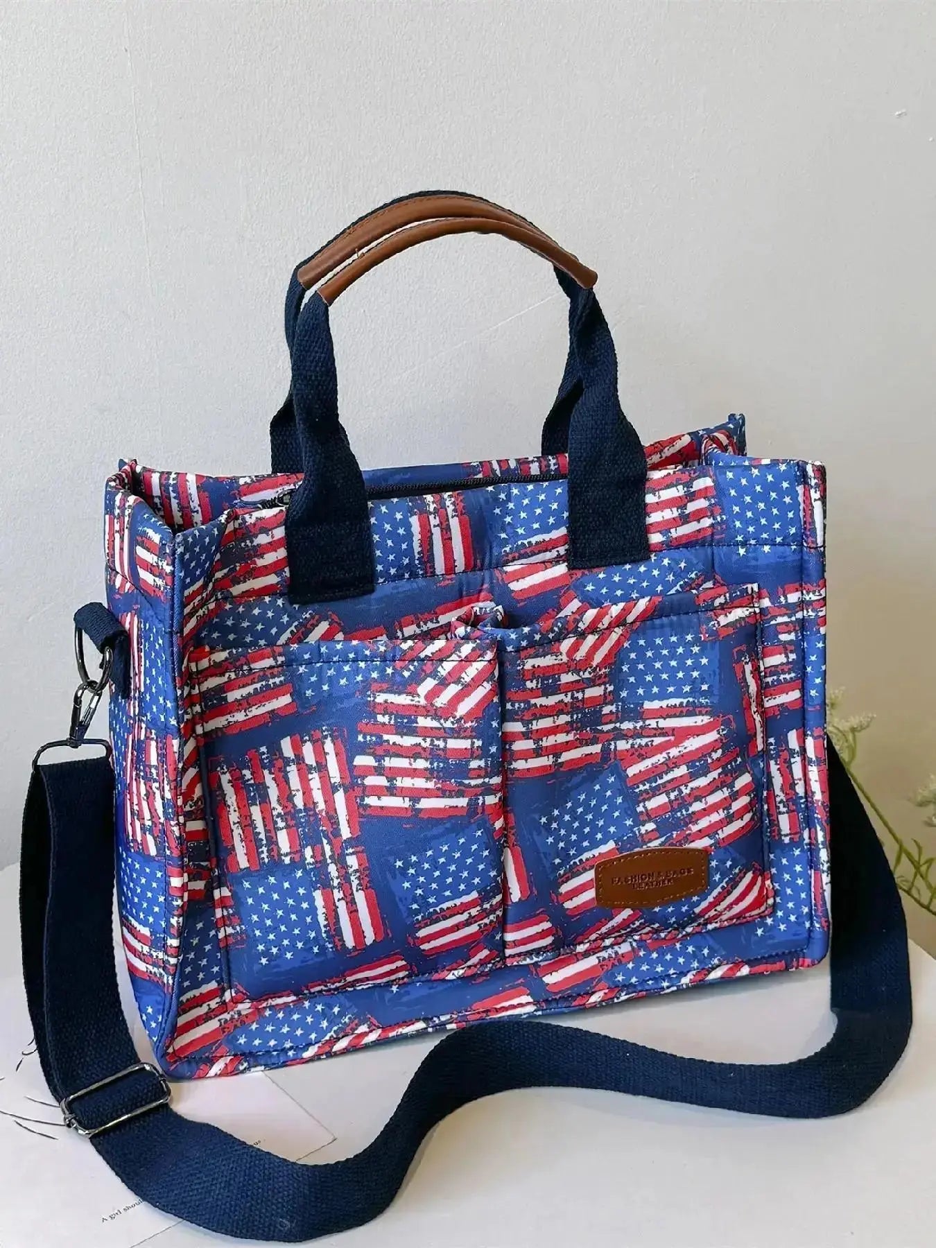 Summer Everything Tote Bag for Women, Plain/Cherry Pattern Work Bag, Everyday Shoulder Bag, Trendy Versatile Commuting Bag, Girl Large Beach Bags