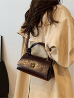 Small Satchel Bag, Casual Flip Cover Clutch for Shopping & Commuting, Crossbody Shoulder Bag, Classic Flap Shoulder, Fashion Bags