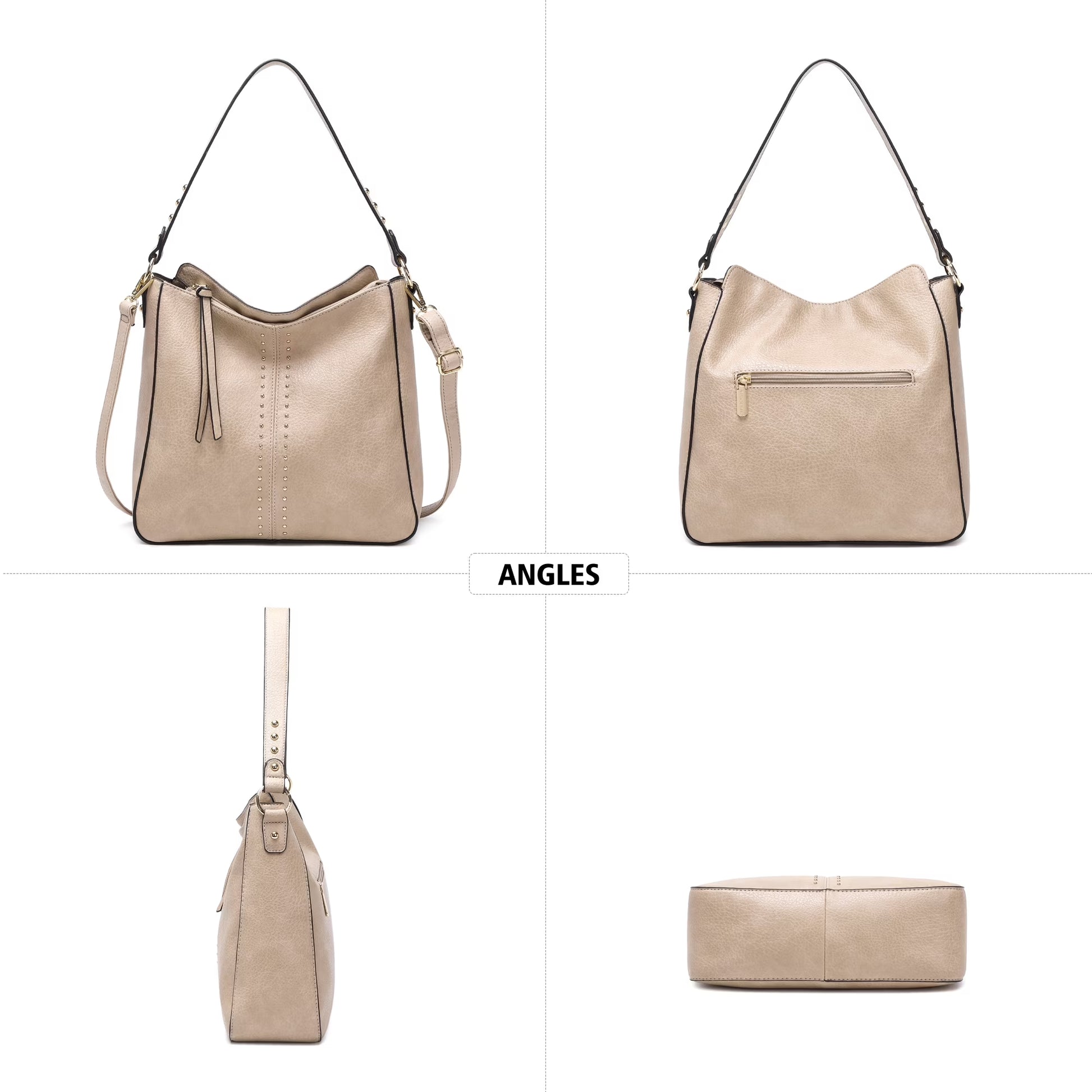 Hobo Bag for Women Crossbody Purse and Handbags Ladies Chic Shoulder Bags, Khaki