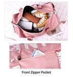 Sparkle Sequin Travel Bag for Women, 18" Waterproof Gym Tote, Stylish Carry-On for All Occasions