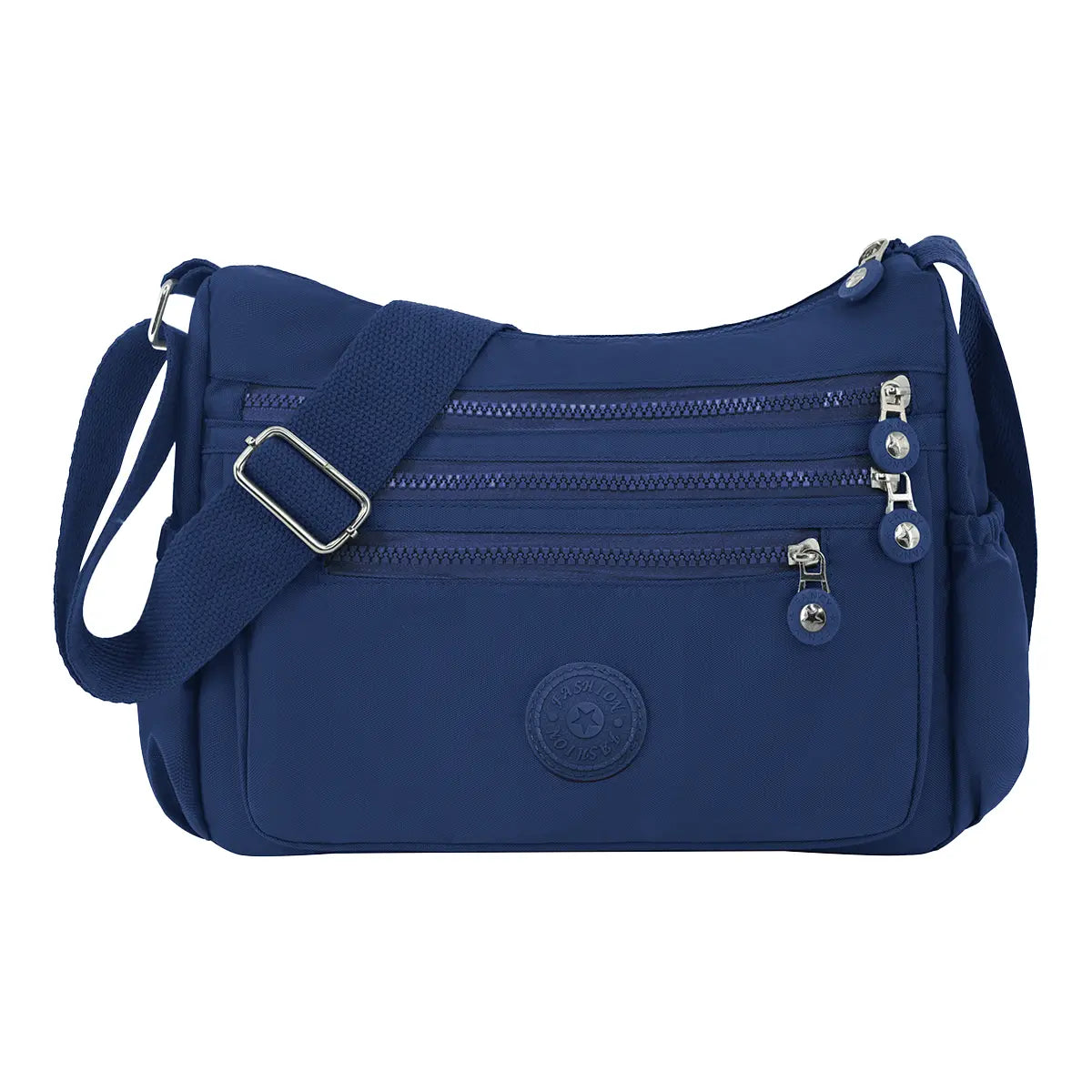 Nylon Fabric Crossbody Bag, Anti-Theftwomen'S Shoulder Bag, Multi-Layer Pocket Wallet, Solid Color Nylon Fanny Pack, Daily Commuting Nylon Bum Bag,Perfect for Mother'S Day & Valentine'S Day Gifts