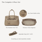 NEWBELLA Miranda Women'S S Size Top Handle PU Leather Minimalist Tote Bag - Stylish Handbag, Everyday Accessory for Women, Bags