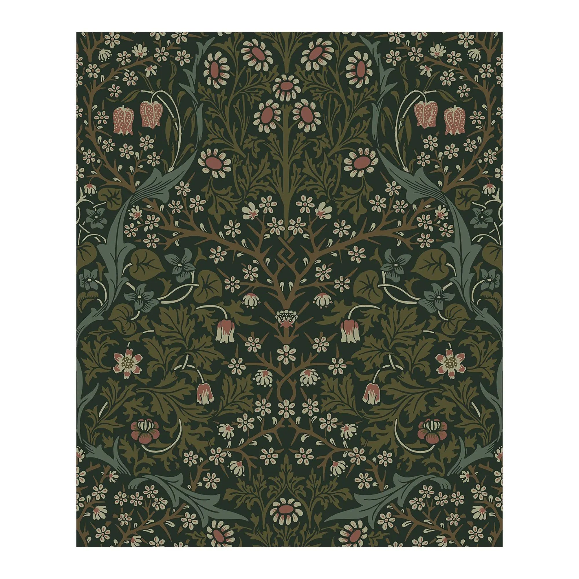 Nextwall Victorian Garden Vintage Peel and Stick Wallpaper
